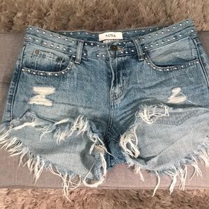 Pistola Jean shorts with studs